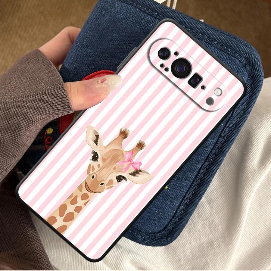 Google Pixel 8A - Cartoon Giraffe Funda Phone Cover Case
