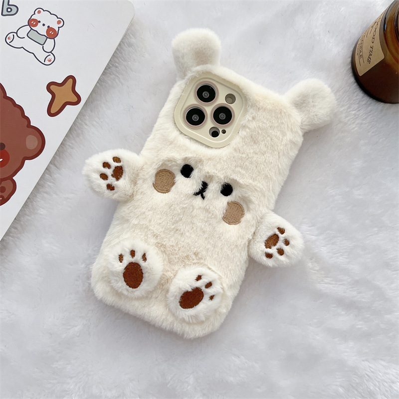 Korean 3D Cartoon Bear Fluffy  - Apple Iphone 15 recension och pris