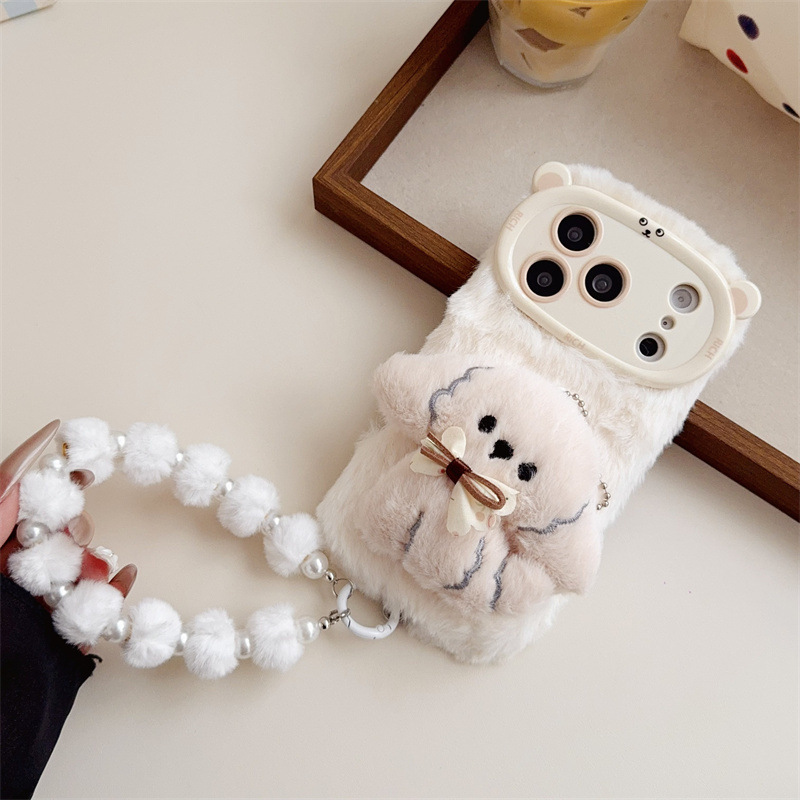 3D Cartoon Bowknot Puppy Warm  - Apple Iphone 15 recension och pris