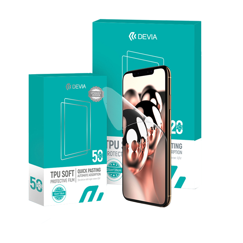 Devia TPU Soft Protective Film - Screen Protector Cutter recension och pris