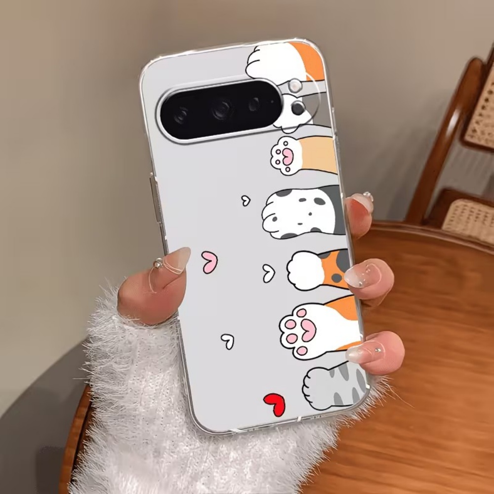 Cartoon Cat Paw Print Crystal  - Google Pixel 8A recension och pris