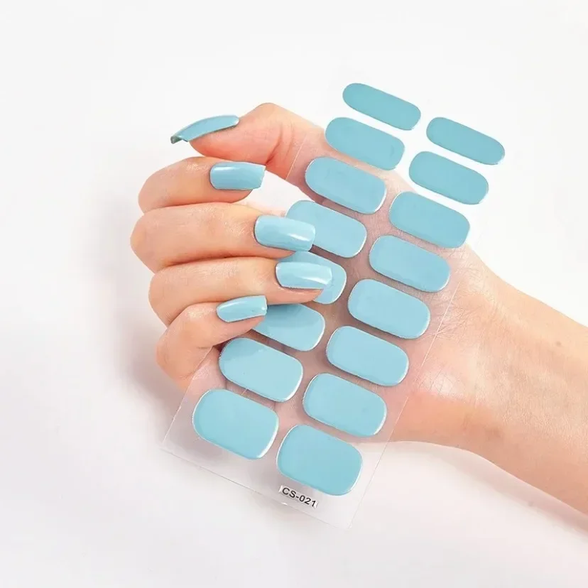 16Tips Semi-Cured Nail Art Sti - Full Cover Adhesive recension och pris