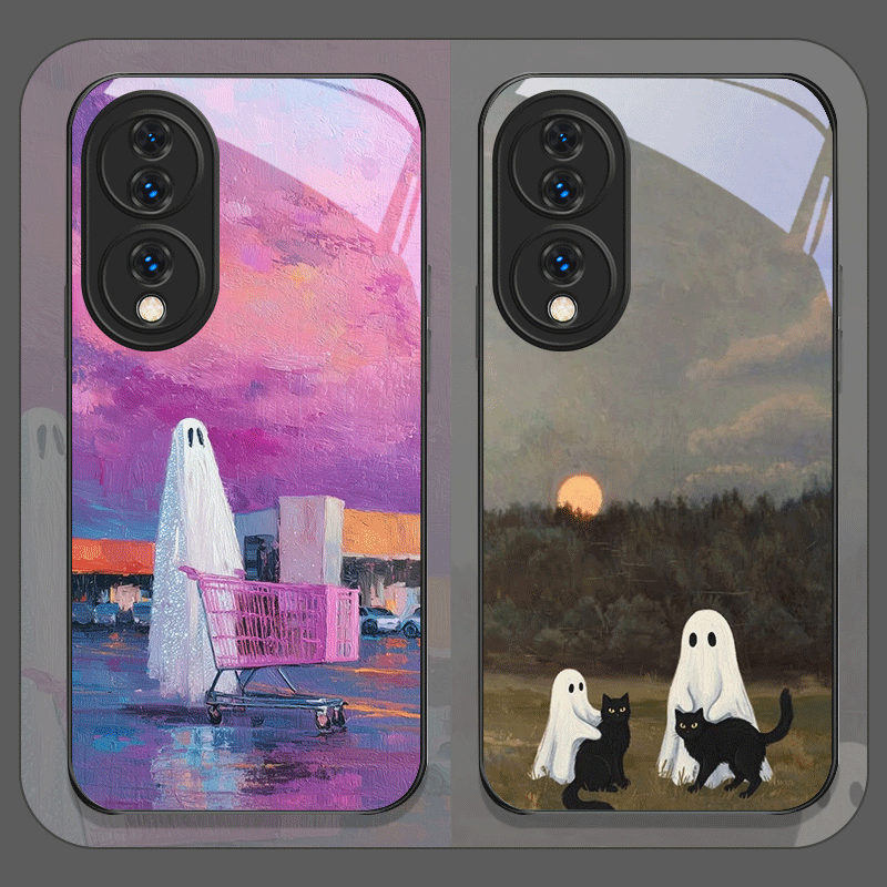 Cute Cartoon Black Cat Ghost P - Huawei Mate 60 recension och pris