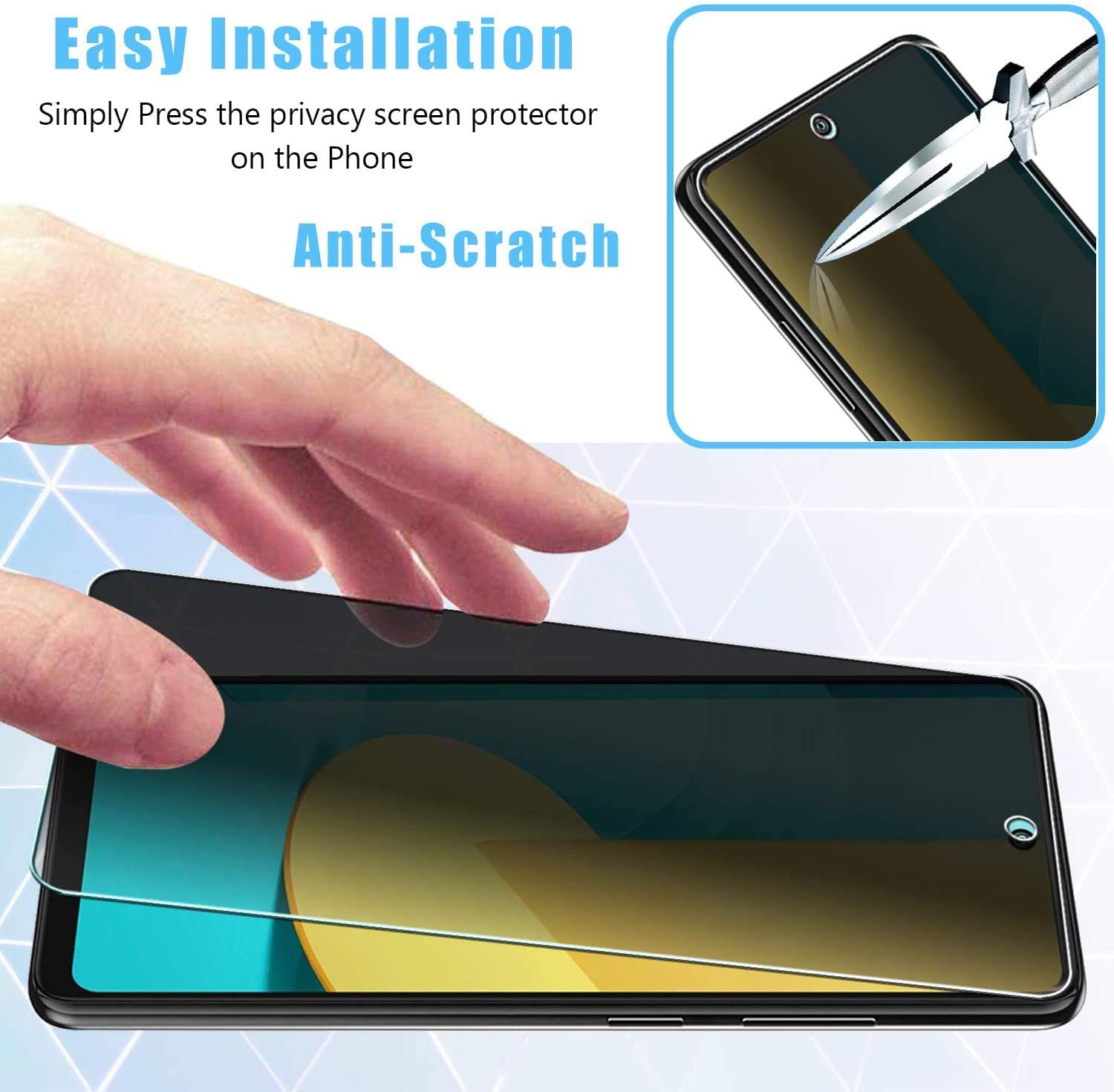 2 PACK Privacy Filter Tempered - Privacy Filter 2Pack recension och pris