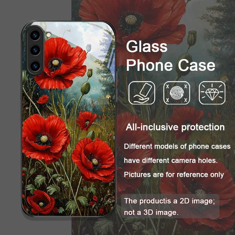 Retro Poppy Flower Bloom Hot R - Samsung Galaxy S25 recension och pris