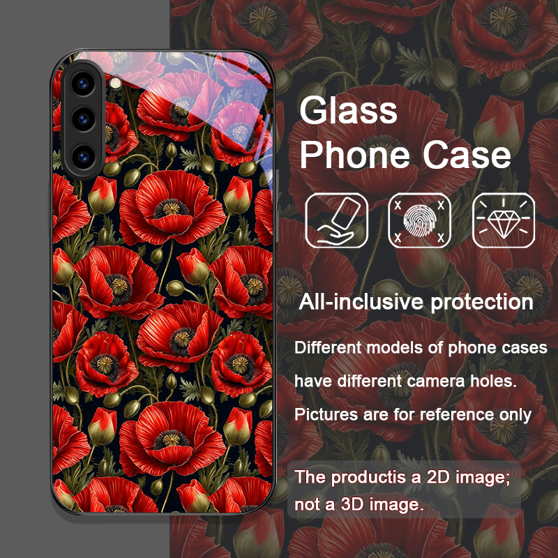 Retro Poppy Flower Bloom Hot R - Samsung Galaxy S25 recension och pris
