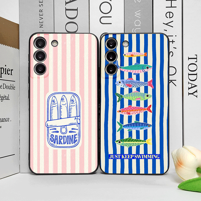 Cute Striped Pattern Sardines  - Oppo Find X8 recension och pris
