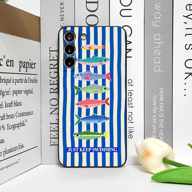 Cute Striped Pattern Sardines  - Oppo Find X8 recension och pris