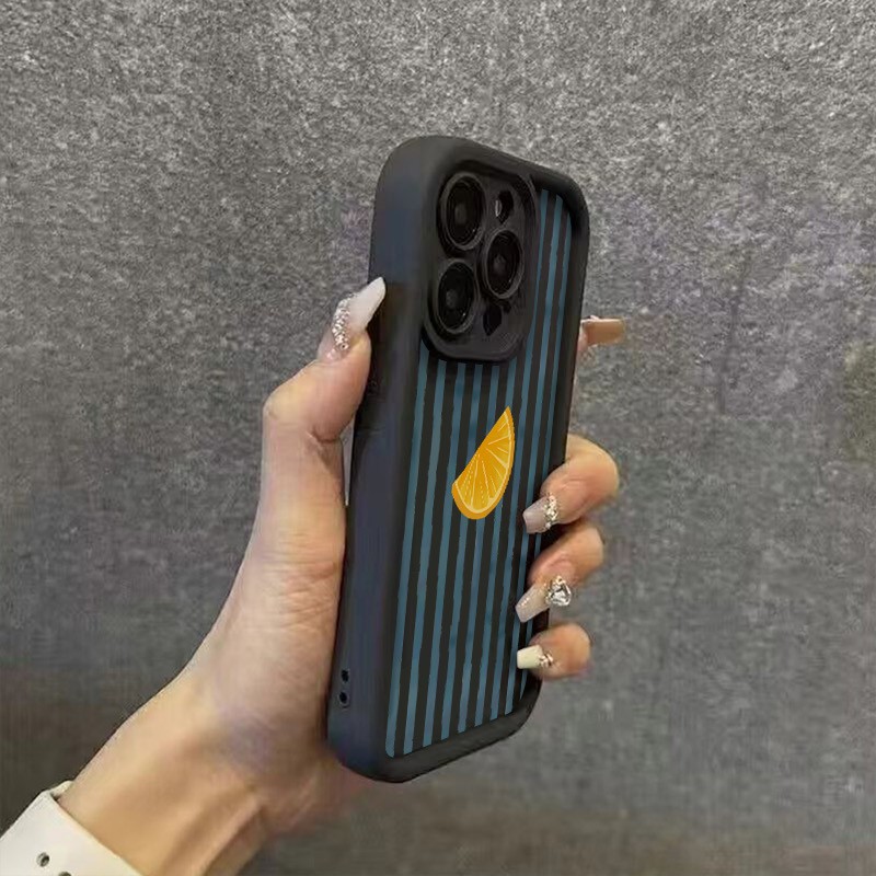 Striped Lemon Slice Pattern Ph - Apple Iphone 15 Pro Max recension och pris