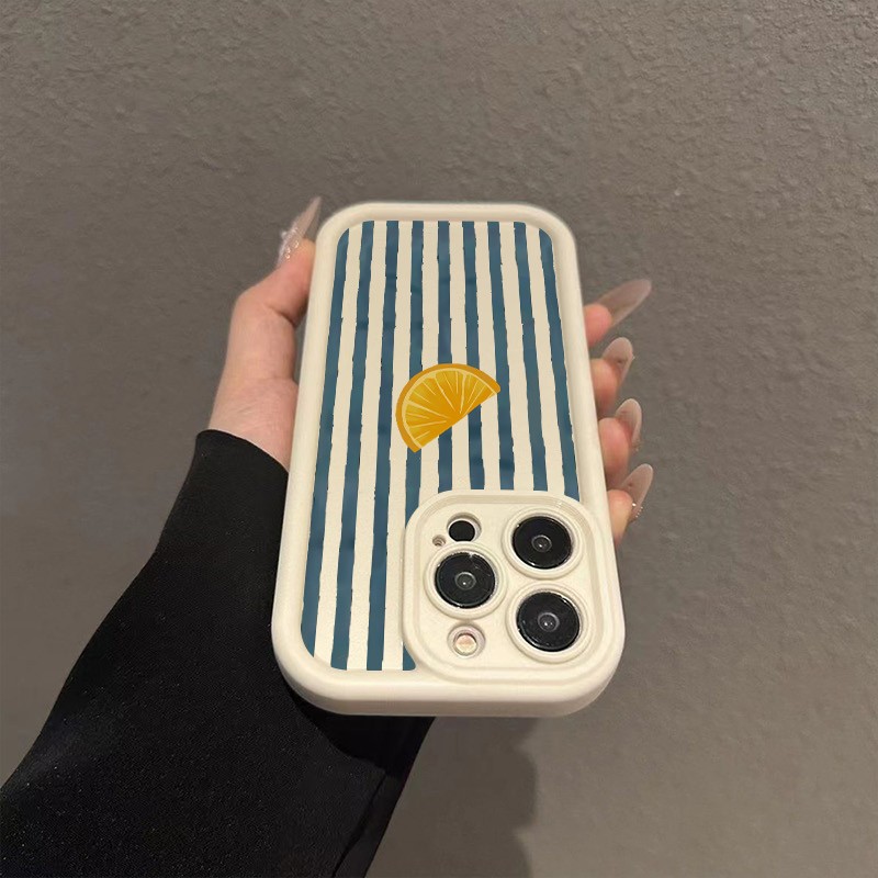 Striped Lemon Slice Pattern Ph - Apple Iphone 15 Pro Max recension och pris