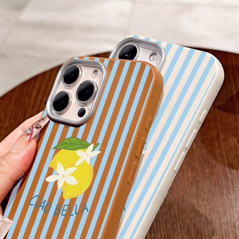 Lemon Striped Retro Design Sui - Samsung Galaxy A55 recension och pris