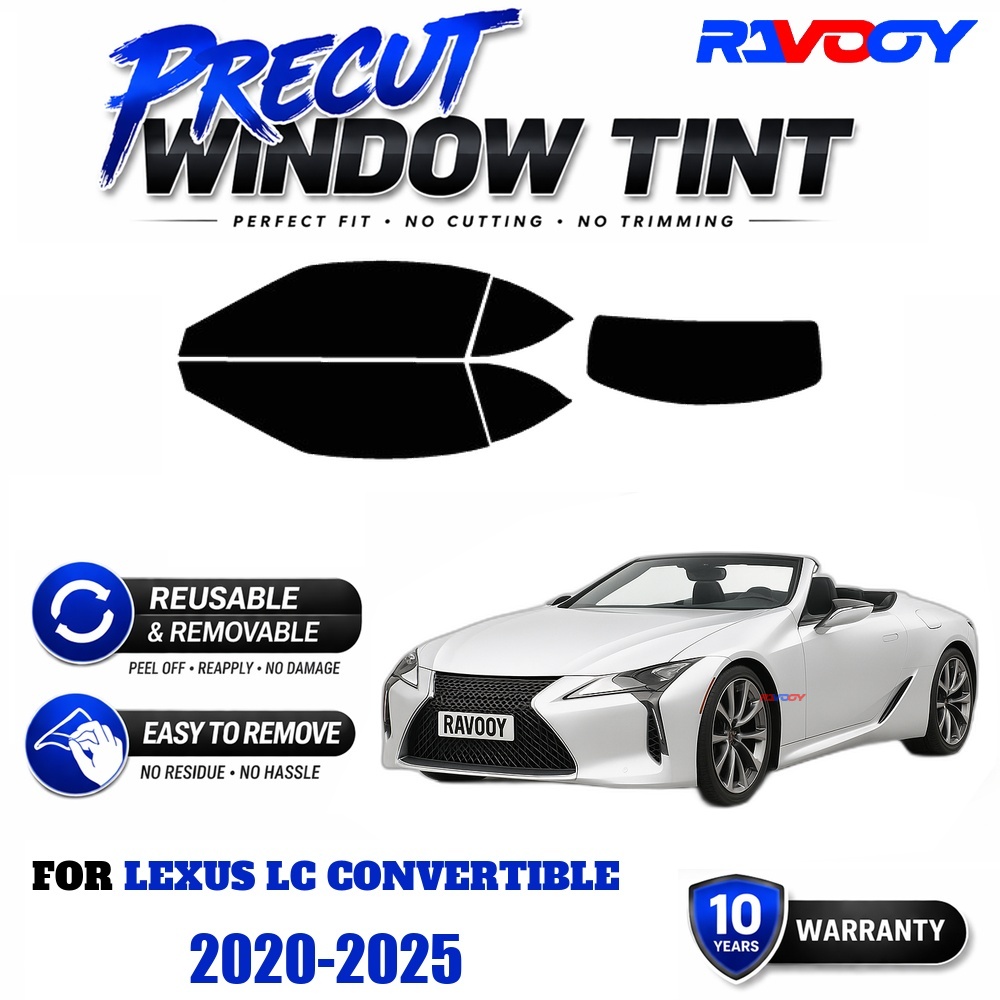 RAVOOY Precut Window Tint, Reu - Air Bubble Remover recension och pris
