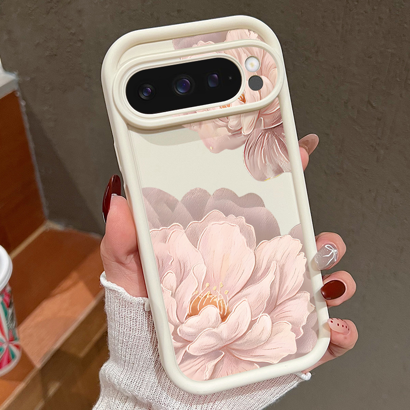 Pink Flowers Patterned Soft TP - Google Pixel 8A recension och pris