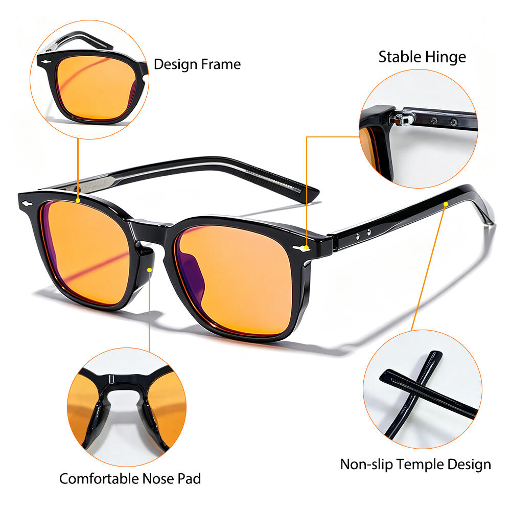 HBK Men Gaming Glasses with 99 - Anti Blue Light Film recension och pris